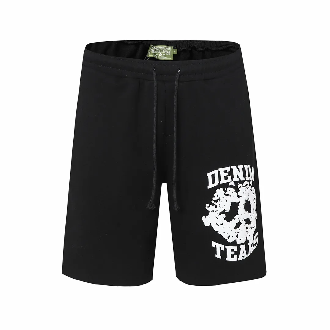 DENIM TEARS new summer kapok shorts Style No.: D239P140 Color: Gray Dark Gray Red Green Black Size: S M L XL